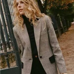 Casper Blazer Houndstooth Check